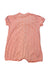 A Peach Short Sleeve Rompers from Petit Bateau in size 6-12M for girl. (Back View)
