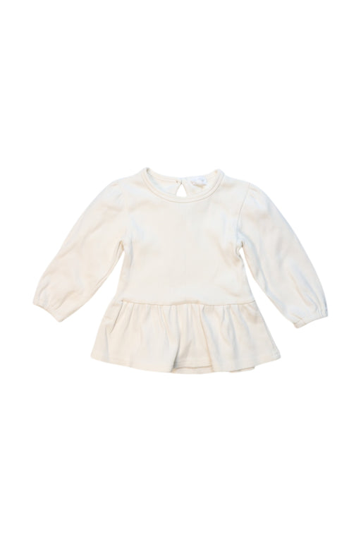 A Ivory Long Sleeve Tops from Jamie Kay in size 6-12M for girl. (Front View)