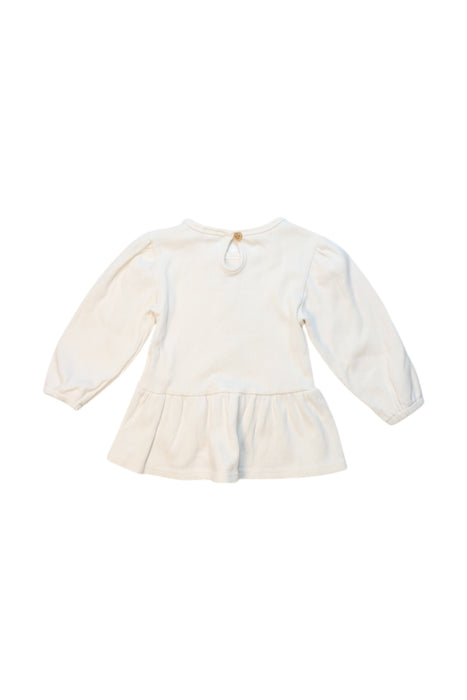 A Ivory Long Sleeve Tops from Jamie Kay in size 6-12M for girl. (Back View)