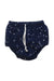 A Navy Bloomers from Jamie Kay in size 6-12M for girl. (Front View)