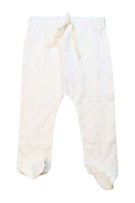 A White Casual Pants from Jamie Kay in size 6-12M for girl. (Front View)