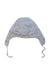 A Grey Winter Hats from Petit Bateau in size 6T for neutral. (Back View)