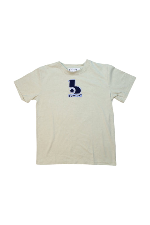 A Beige Short Sleeve T Shirts from Bonpoint in size 8Y for boy. (Front View)