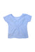 A Blue Short Sleeve Tops from Cyrillus in size 6T for girl. (Back View)