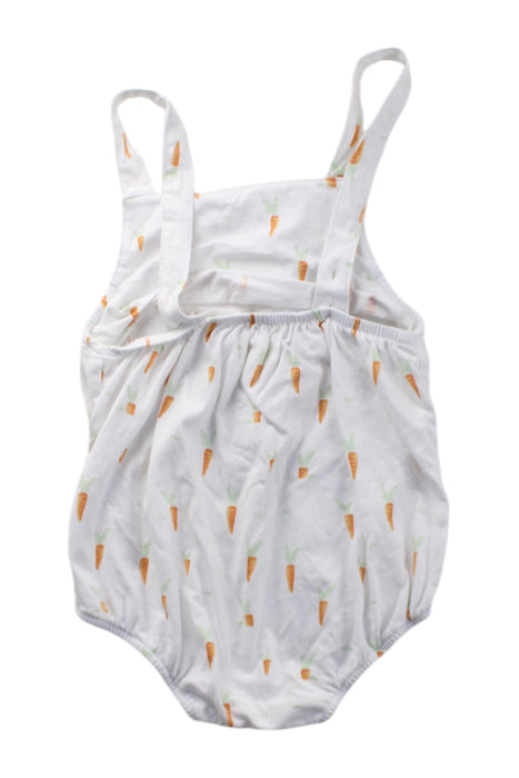 A White Sleeveless Rompers from Albetta in size 12-18M for neutral. (Back View)