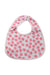 A Pink Bibs from Cotton Pigs in size O/S for neutral. (Front View)