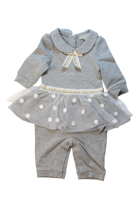 A Grey Pants Sets from Nicholas & Bears in size 3-6M for girl. (Front View)