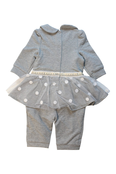 A Grey Pants Sets from Nicholas & Bears in size 3-6M for girl. (Back View)