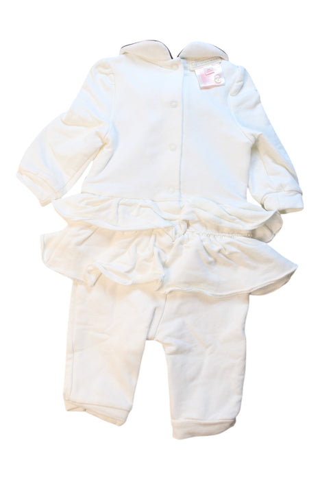 A White Pants Sets from Nicholas & Bears in size 3-6M for girl. (Back View)