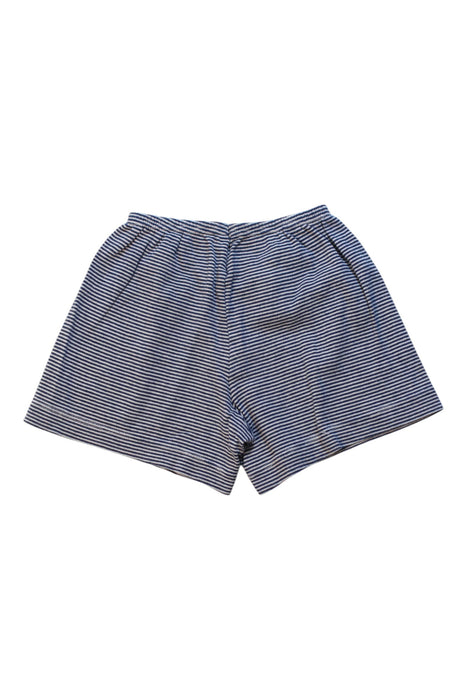 A Blue Shorts from Petit Bateau in size 4T for boy. (Back View)