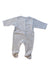 A Grey Onesies from Vertbaudet in size 0-3M for boy. (Back View)