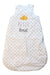 A White Sleepsacs from Vertbaudet in size 3-6M for neutral. (Front View)