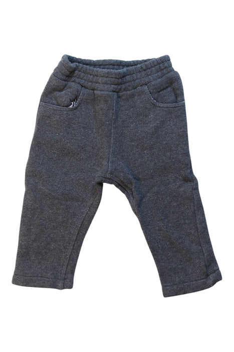 A Grey Casual Pants from Petit Bateau in size 3-6M for boy. (Front View)