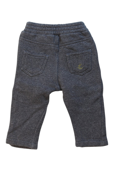 A Grey Casual Pants from Petit Bateau in size 3-6M for boy. (Back View)
