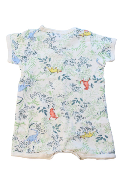 A Multicolour Short Sleeve Rompers from Petit Bateau in size 0-3M for boy. (Back View)