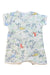 A Multicolour Short Sleeve Rompers from Petit Bateau in size 0-3M for boy. (Back View)