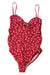 A Red Swimsuits from Seraphine in size XS for maternity. (Front View)