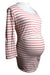 A Red Long Sleeve Tops from Boob in size S for maternity. (Front View)