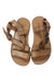 A Brown Sandals from Bonpoint in size 5T for girl. (Back View)