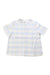 A White Short Sleeve Shirts from Bonpoint in size 4T for boy. (Front View)