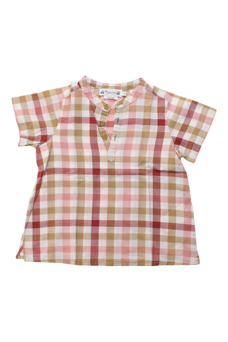 A Multicolour Short Sleeve Shirts from Bonpoint in size 3T for girl. (Front View)