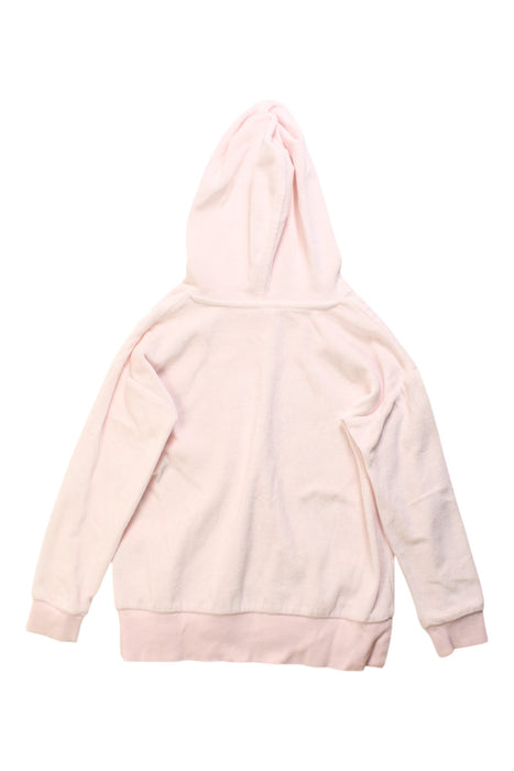 A Pink Hooded Sweatshirts from Seed in size 8Y for girl. (Back View)
