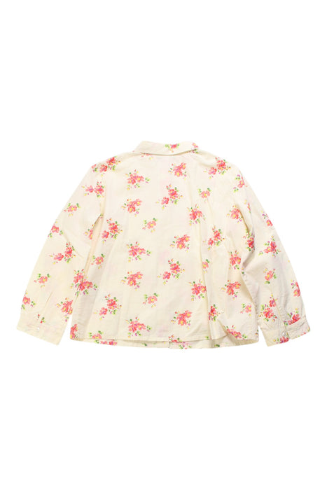 A Ivory Long Sleeve Shirts from Bonpoint in size 4T for girl. (Back View)