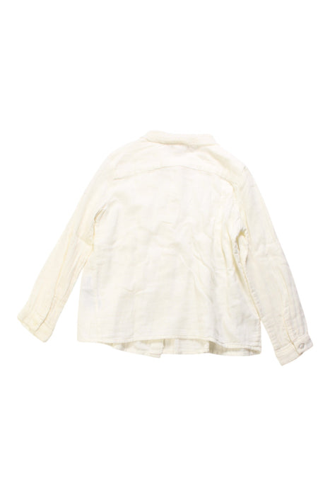 A White Long Sleeve Shirts from Bonpoint in size 4T for girl. (Back View)