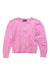 A Pink Cardigans from Polo Ralph Lauren in size 5T for girl. (Front View)