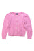 A Pink Cardigans from Polo Ralph Lauren in size 5T for girl. (Front View)