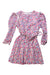 A Multicolour Long Sleeve Dresses from Bonpoint in size 6T for girl. (Front View)