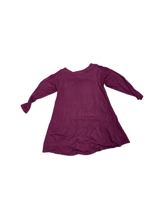 A Burgundy Long Sleeve Dresses from Junior Gaultier in size 6T for girl. (Back View)