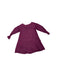A Burgundy Long Sleeve Dresses from Junior Gaultier in size 6T for girl. (Back View)
