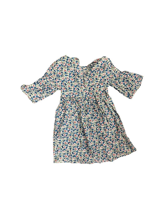 A Multicolour Long Sleeve Dresses from Little Mercerie in size 4T for girl. (Back View)