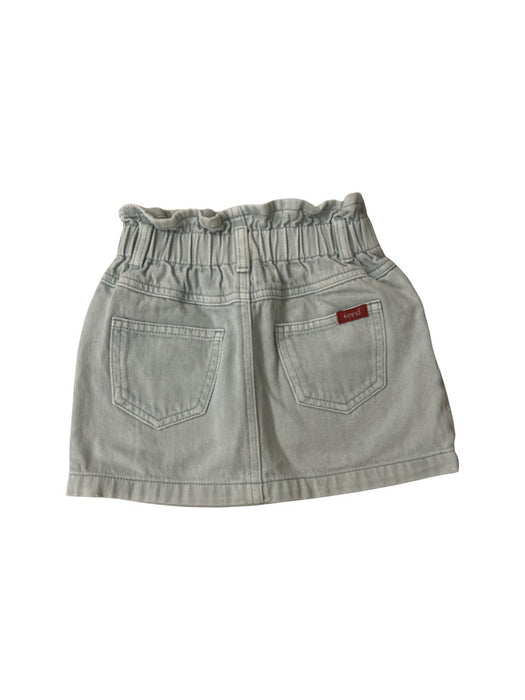 A Blue Short Skirts from Seed in size 6T for girl. (Back View)