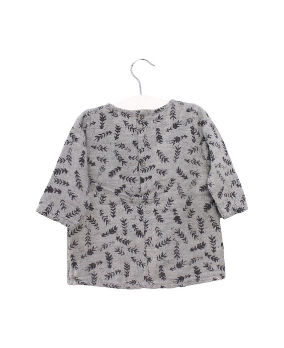 A Grey Long Sleeve Dresses from Play Up in size 12-18M for girl. (Back View)