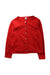 A Red Cardigans from Petit Bateau in size 10Y for girl. (Front View)