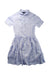 A Blue Short Sleeve Dresses from Polo Ralph Lauren in size 8Y for girl. (Front View)