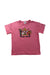 A Pink Short Sleeve T Shirts from BAPE KIDS in size 7Y for neutral. (Front View)