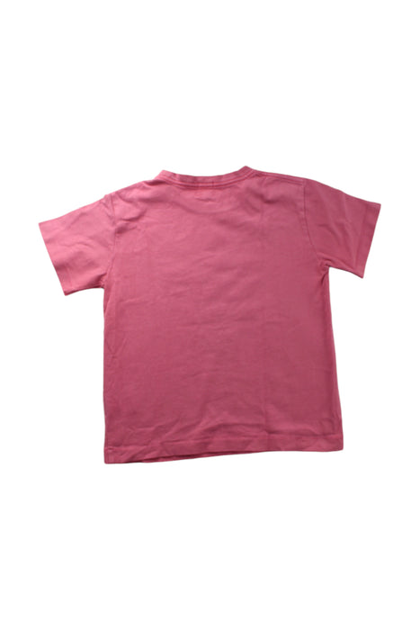 A Pink Short Sleeve T Shirts from BAPE KIDS in size 7Y for neutral. (Back View)