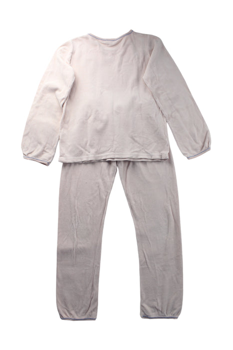 A Ivory Pyjama Sets from Petit Bateau in size 8Y for neutral. (Back View)