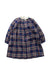 A Blue Long Sleeve Dresses from Bonpoint in size 2T for girl. (Back View)