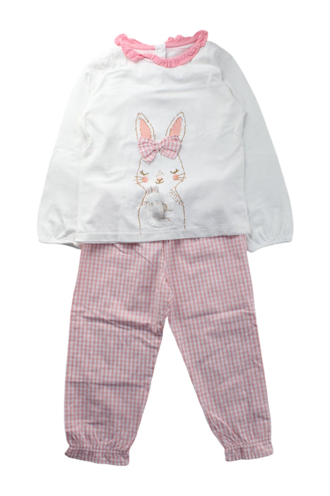 A Pink Pyjama Sets from Sergent Major in size 3T for girl. (Front View)