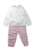 A Pink Pyjama Sets from Sergent Major in size 3T for girl. (Back View)