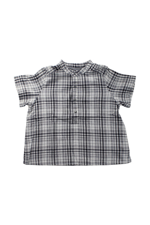 A Grey Short Sleeve Shirts from Bonpoint in size 4T for neutral. (Front View)