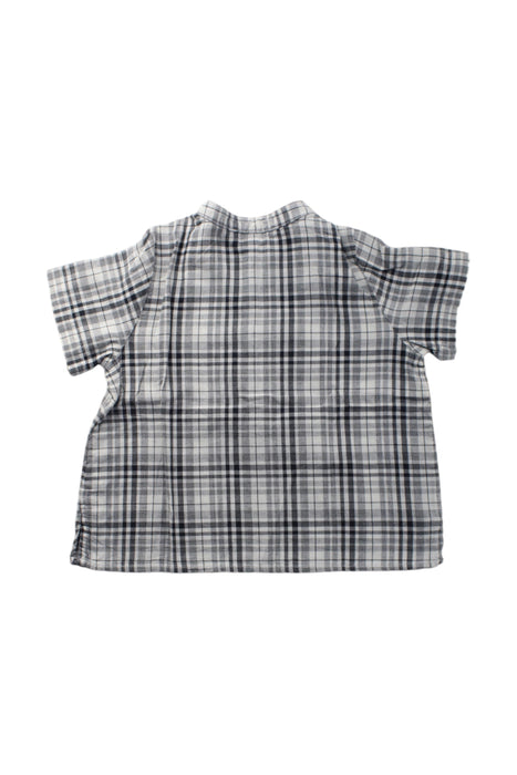 A Grey Short Sleeve Shirts from Bonpoint in size 4T for neutral. (Back View)