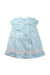 A Blue Short Sleeve Dresses from Velveteen in size 2T for girl. (Back View)