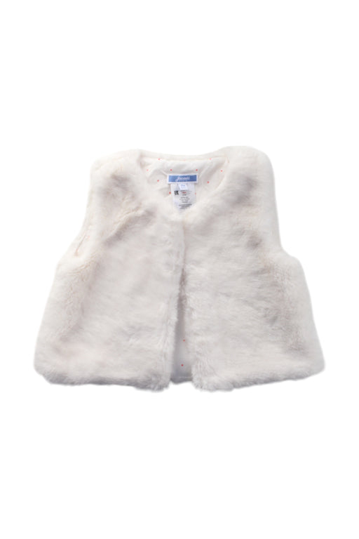 A White Outerwear Vests from Jacadi in size 12-18M for girl. (Front View)