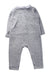 A Grey Long Sleeve Rompers from Jacadi in size 2T for neutral. (Front View)