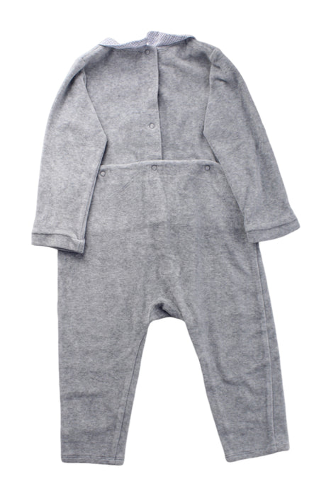 A Grey Long Sleeve Rompers from Jacadi in size 2T for neutral. (Back View)